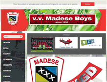 Tablet Screenshot of madeseboys.nl